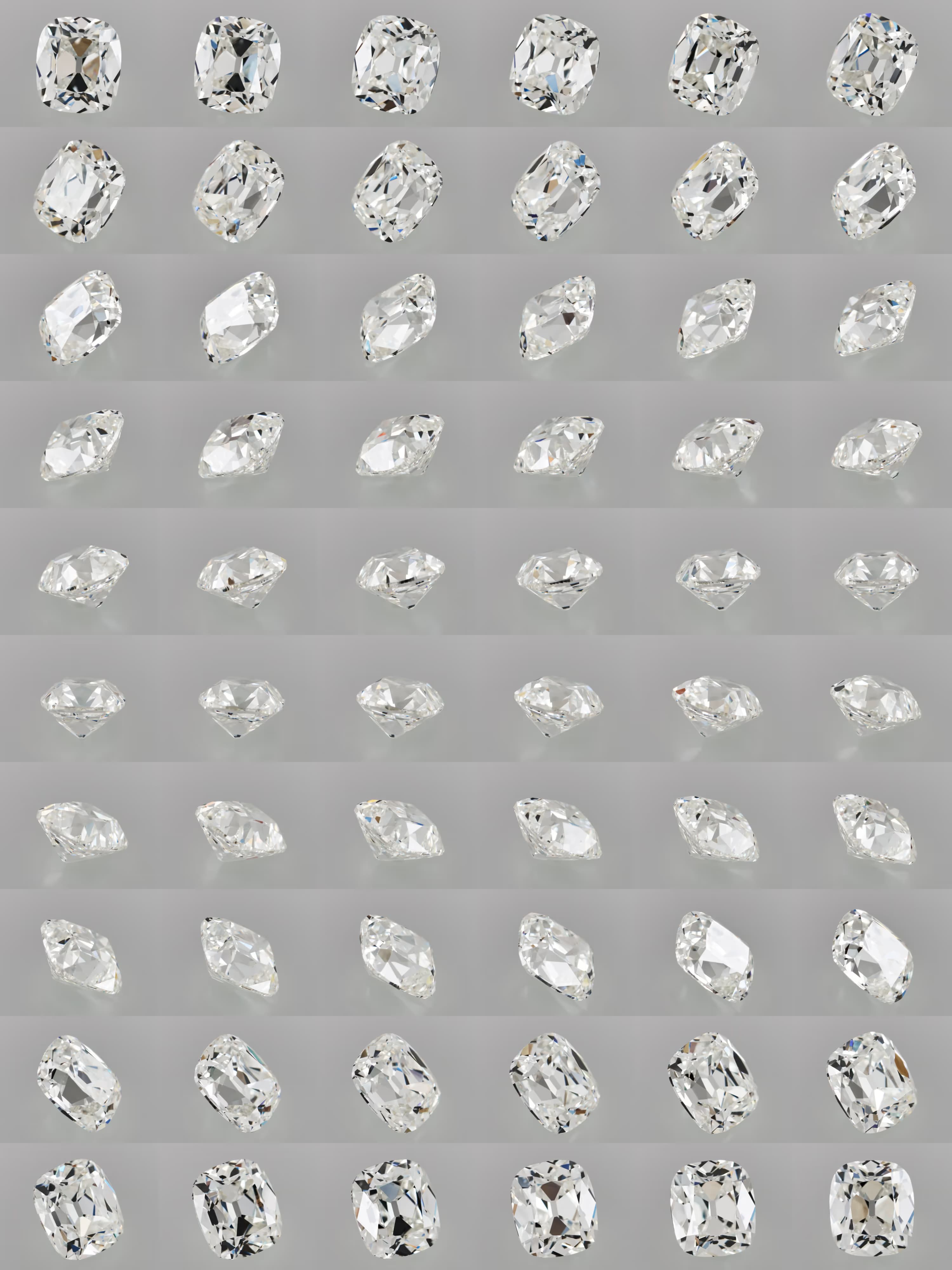 1.05ct Ideal Antique Cushion OMB Diamond