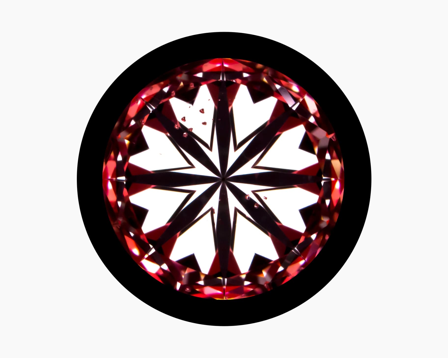 Hearts image of 1.21ct Ideal Hearts & Arrows Round Diamond