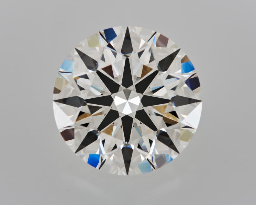3.57ct Ideal Hearts & Arrows Round Diamond